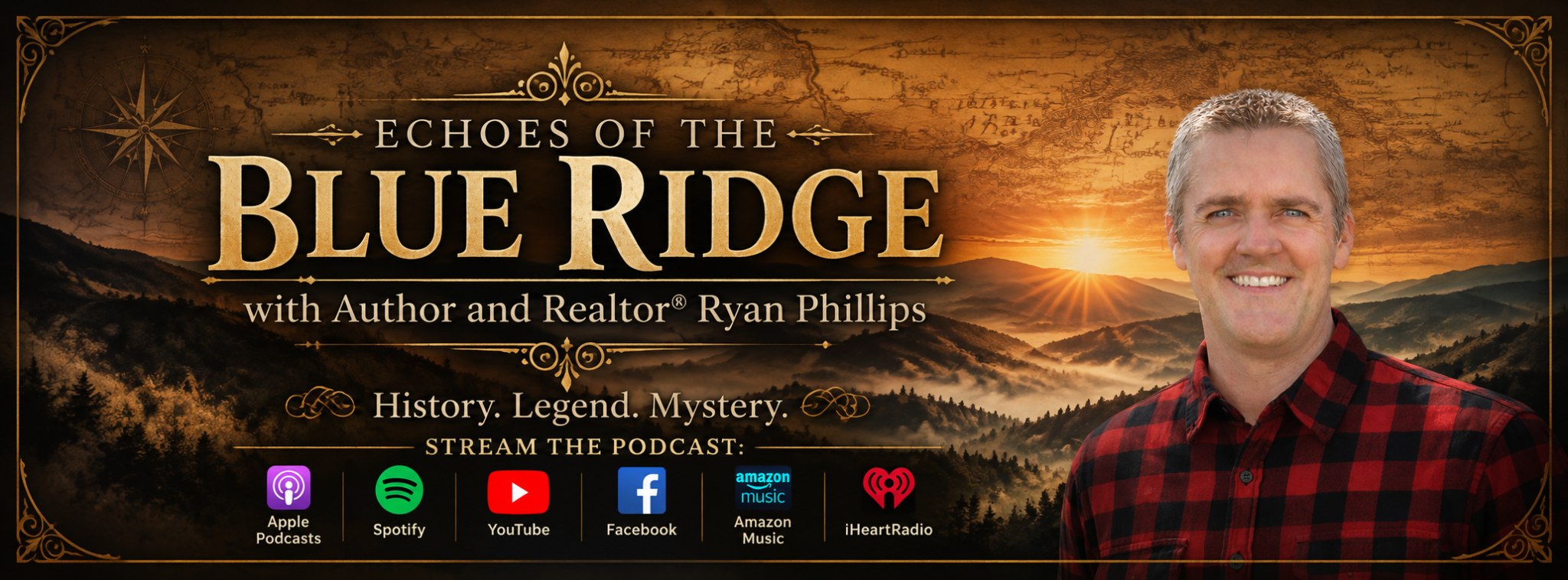 Echoes of the Blue Ridge with Author and Realtor Ryan Phillips. History, Legend, Mystery.